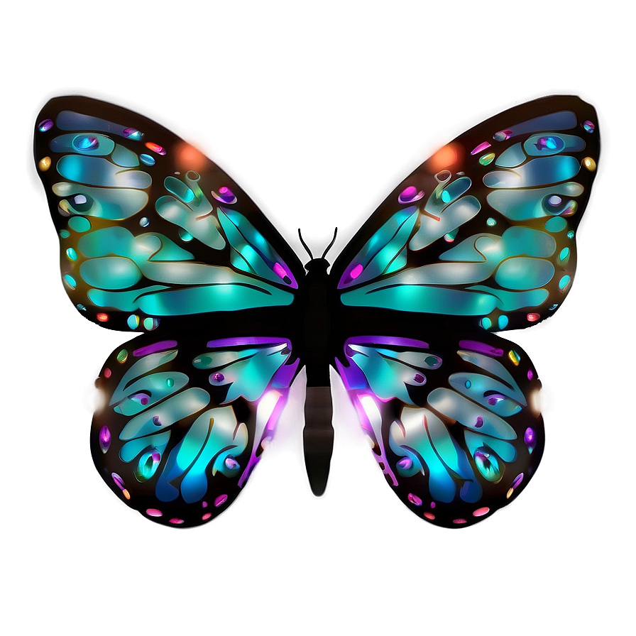 Magical Butterfly Light Png 14 PNG Image