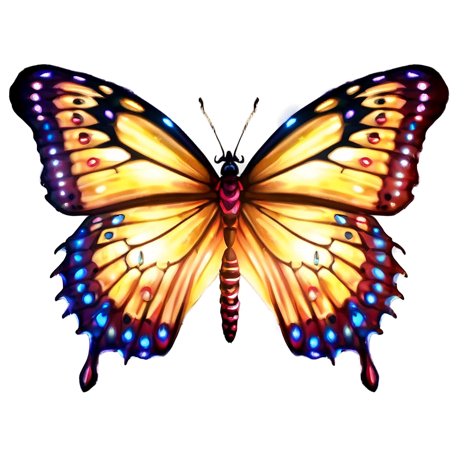 Magical Butterfly Light Png Ign66 PNG Image