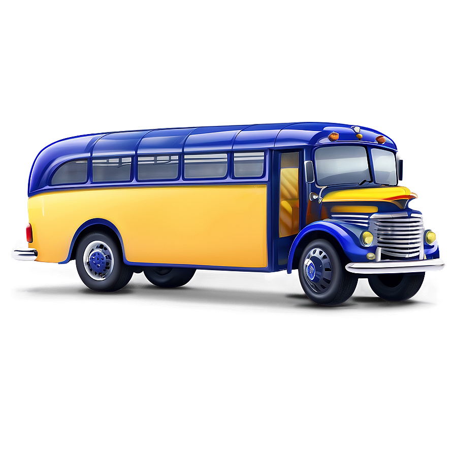 Magical Cartoon Bus Png 18 PNG Image