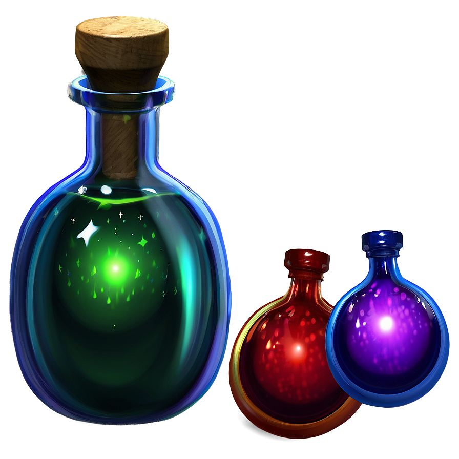 Magical Potion Bottle Png 05242024 PNG Image