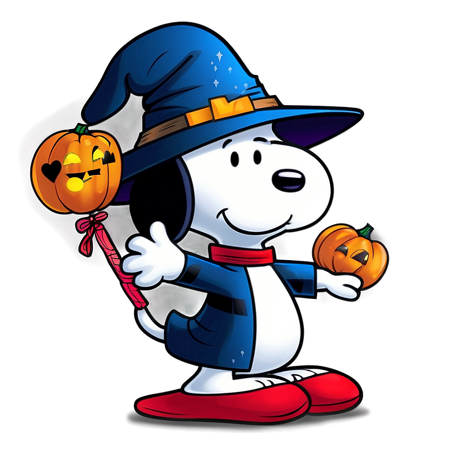 Magical Snoopy Halloween Png Yid PNG Image