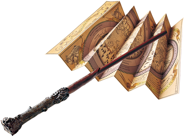 Magical Wand With Floating Money PNG Image