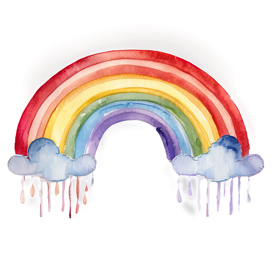 Magical Watercolor Rainbow Png 74 PNG Image