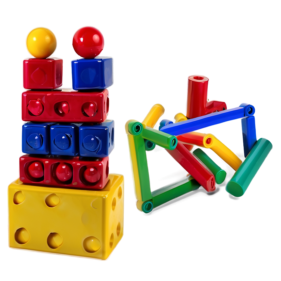 Magnetic Building Blocks Png 06132024 PNG Image