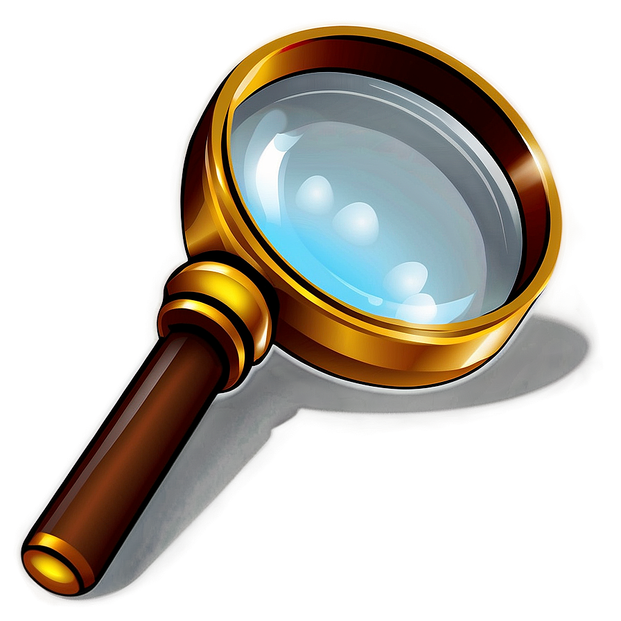 Magnifying Glass And Book Png Hrf54 PNG Image