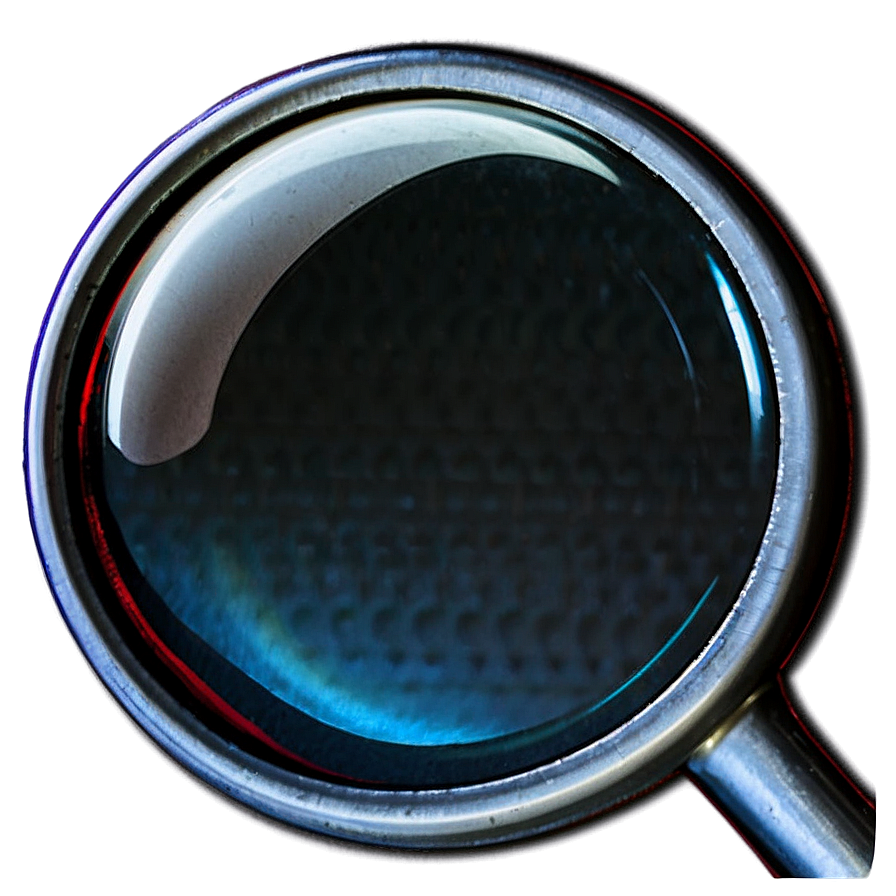 Magnifying Glass And Text Png Dqb PNG Image