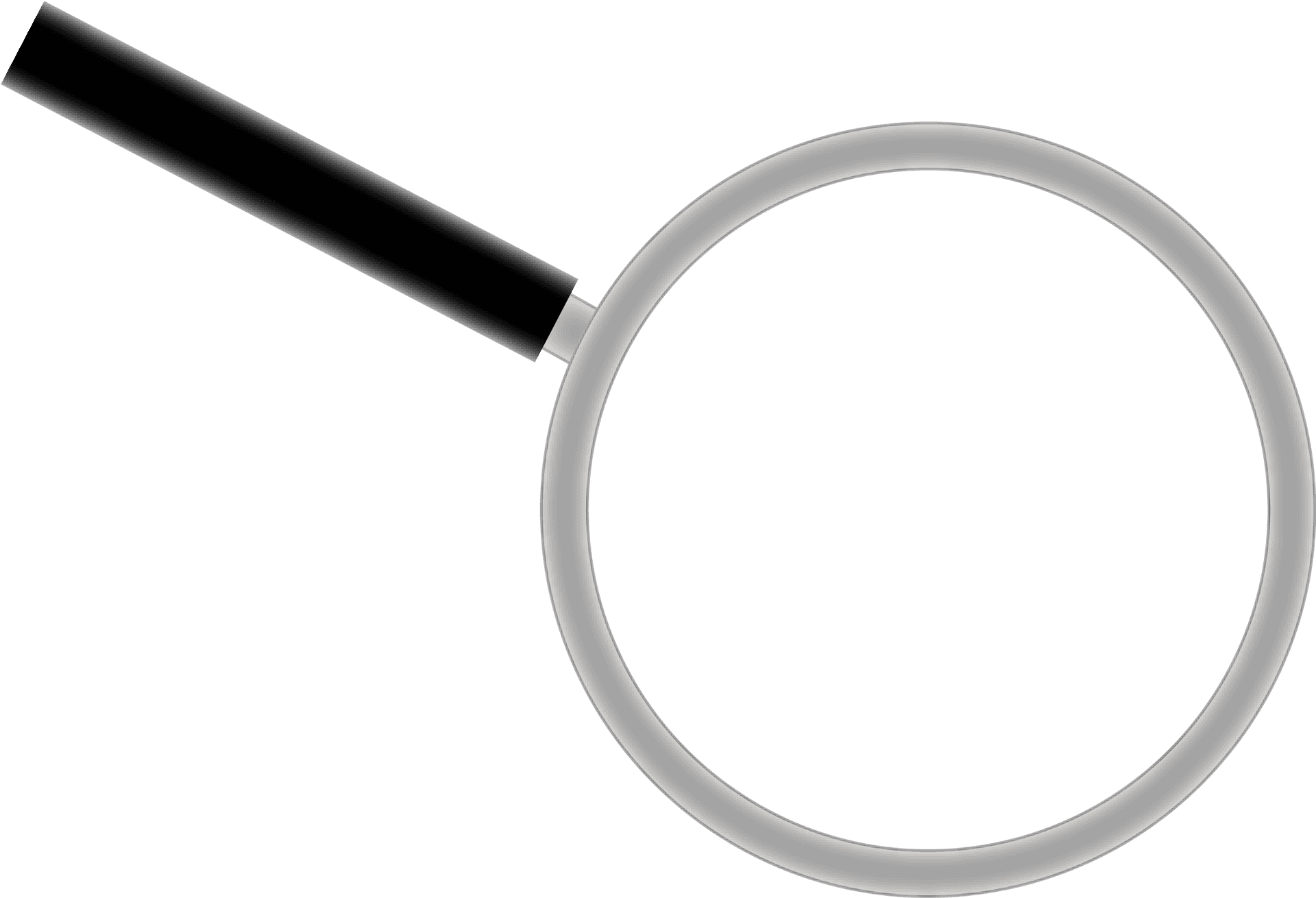 Magnifying Glass Detective Tool PNG Image