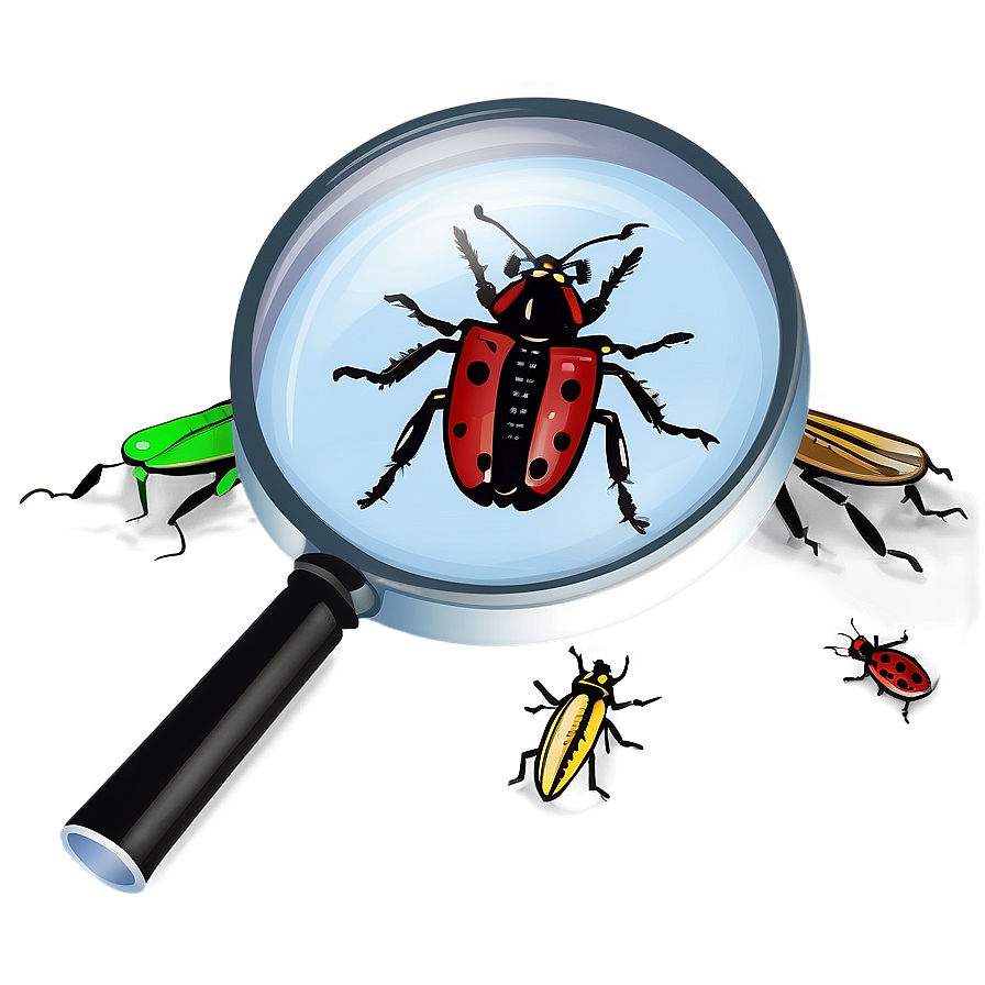 Magnifying Glass With Bug Png 05042024 PNG Image