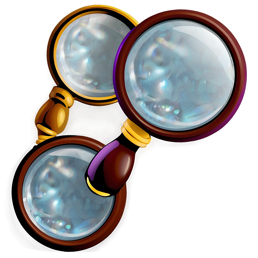 Magnifying Glass With Light Png Vrw34 PNG Image