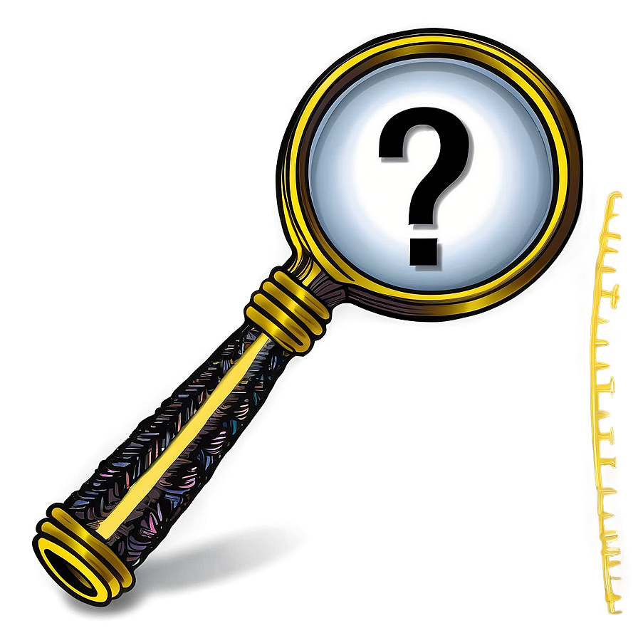 Magnifying Glass With Question Mark Png Gun28 PNG Image