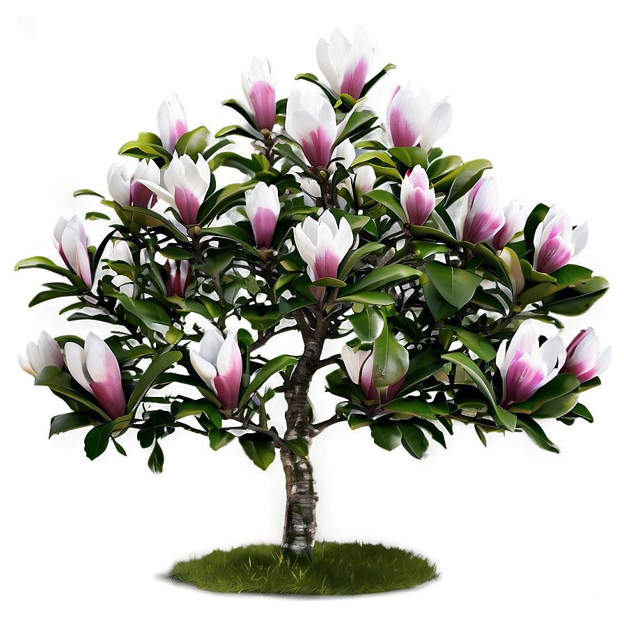 Magnolia Flower Bush Png 06122024 PNG Image