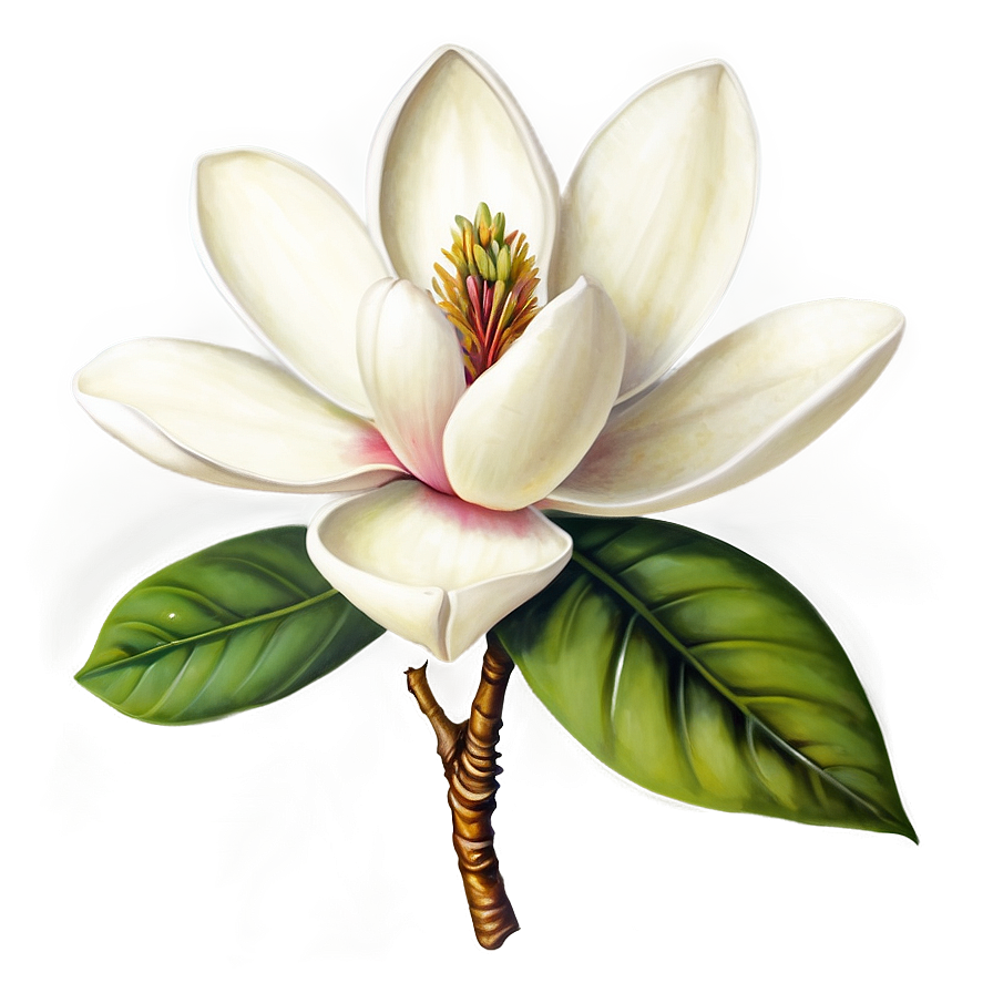 Magnolia Flower Clipart Png 06252024 PNG Image