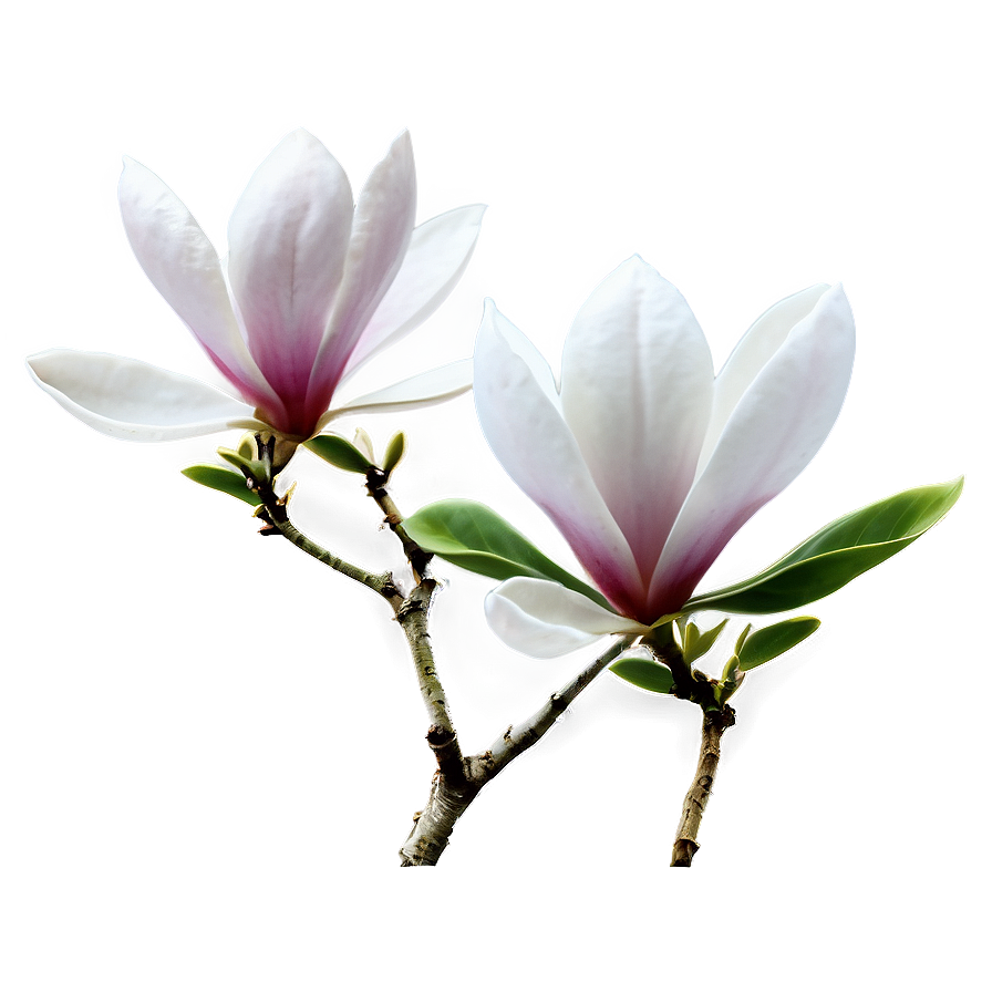 Magnolia Flower Garden Png Iap PNG Image