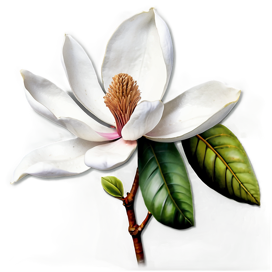 Magnolia Flower Wallpaper Png Vfd33 PNG Image