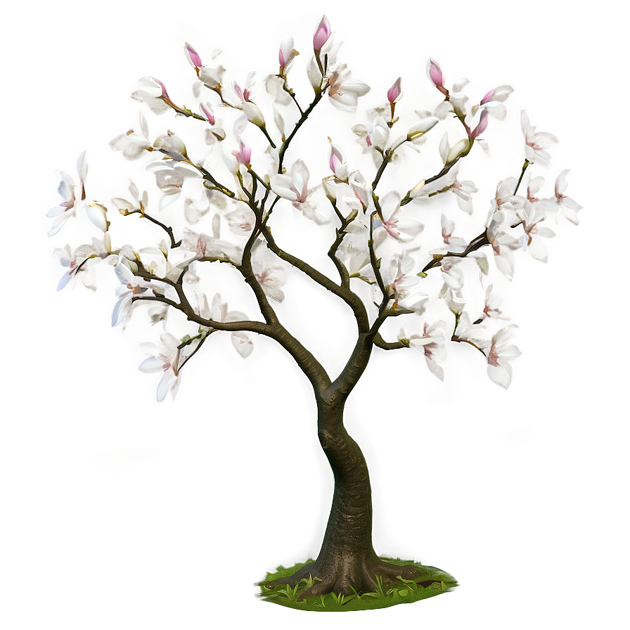 Magnolia Tree With Carved Heart Png Upn PNG Image