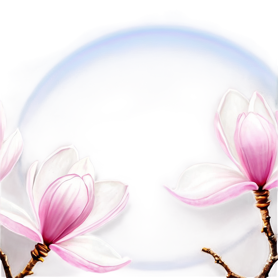 Magnolia Under Moonlight Png Kmv3 PNG Image