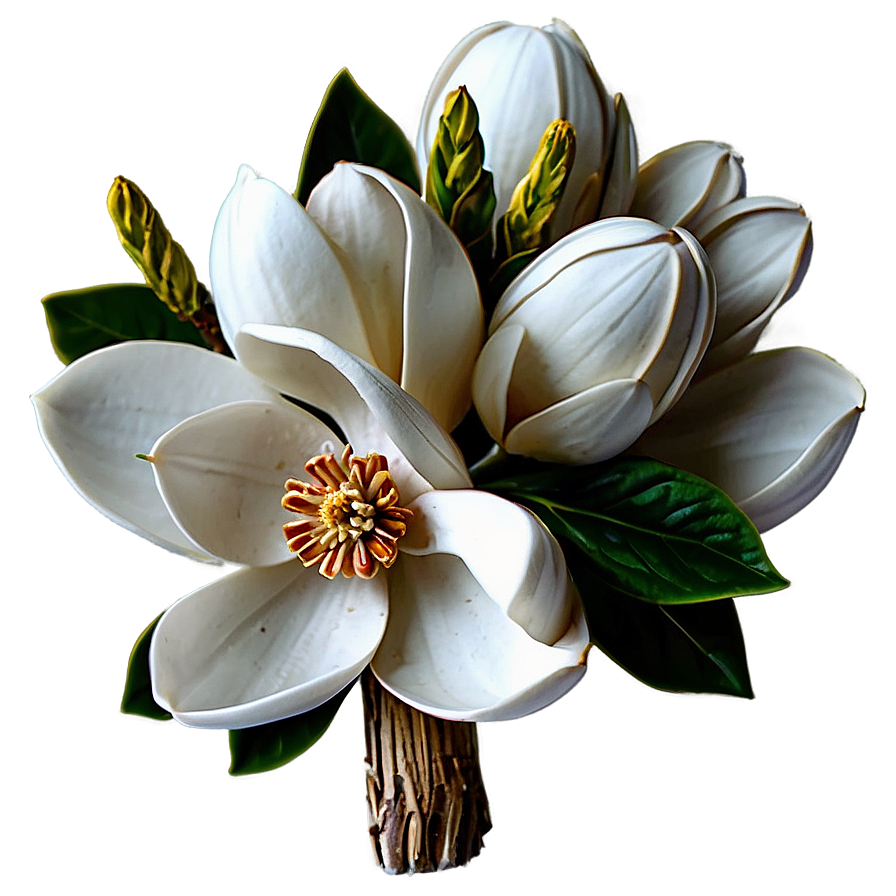 Magnolia Wedding Bouquet Png 49 PNG Image