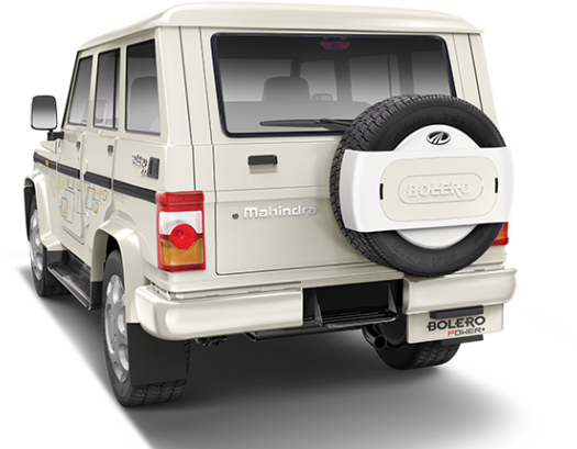 Mahindra Bolero Rear View PNG Image