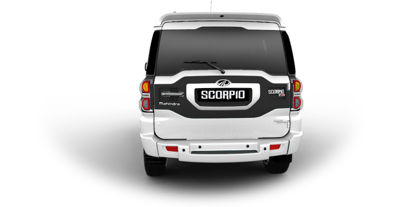 Mahindra Scorpio Rear View PNG Image