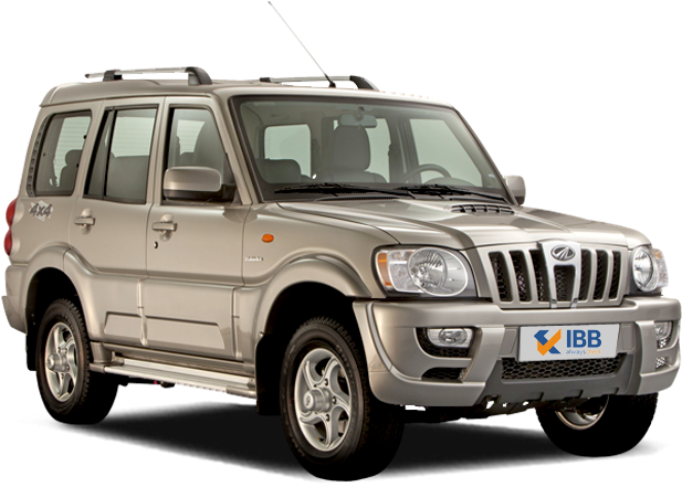 Mahindra Scorpio S U V Side View PNG Image