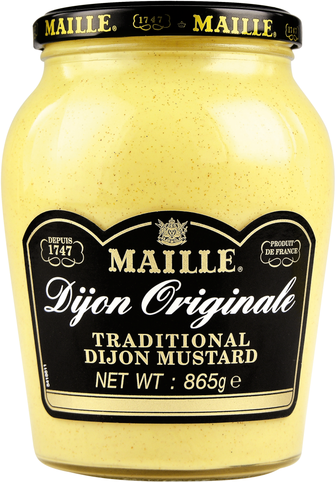 Maille Dijon Original Mustard Jar PNG Image