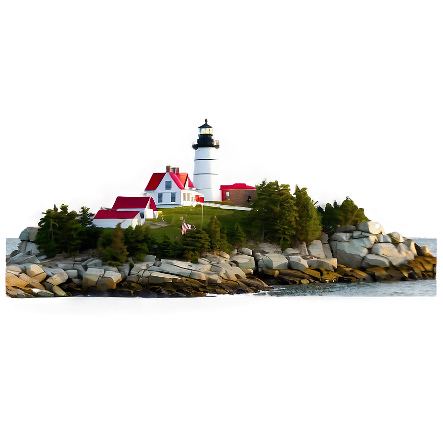 Maine Lighthouse View Png 68 PNG Image