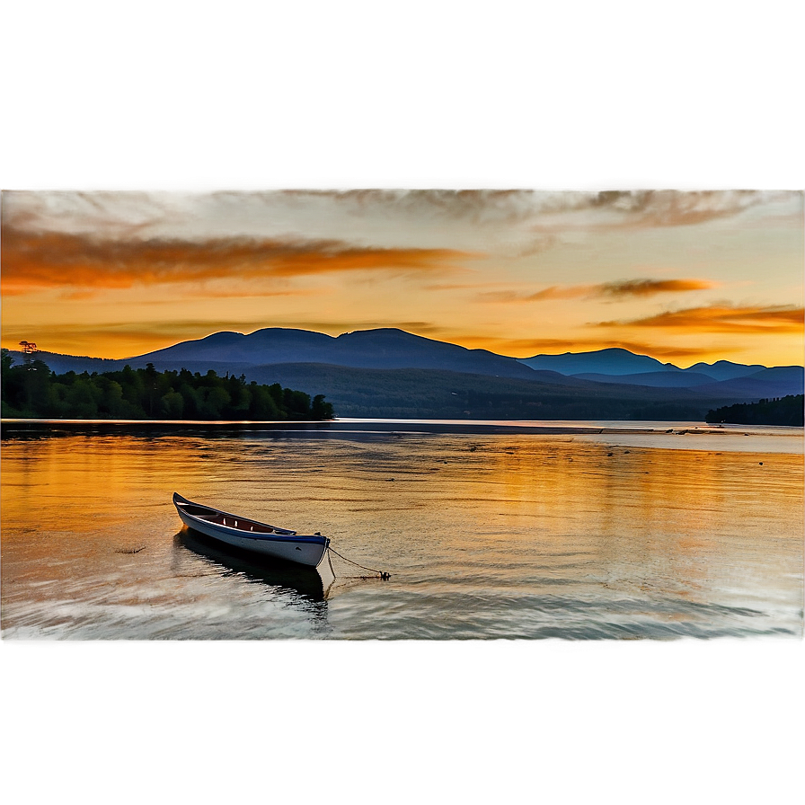 Maine's Iconic Moosehead Lake Png Vhw18 PNG Image