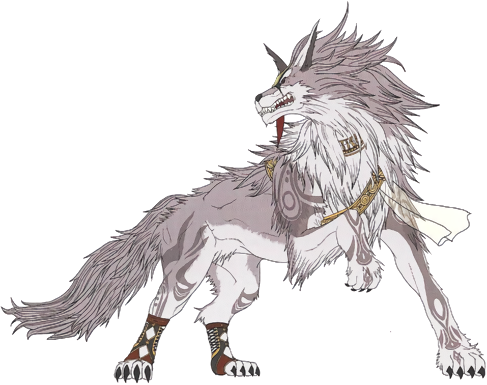 Majestic Animated Werewolf PNG Image