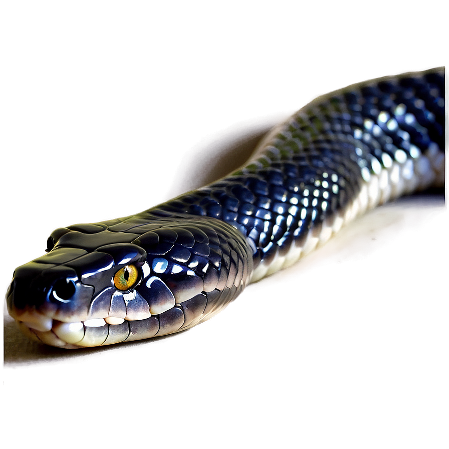 Majestic Black Snake Png Oha38 PNG Image