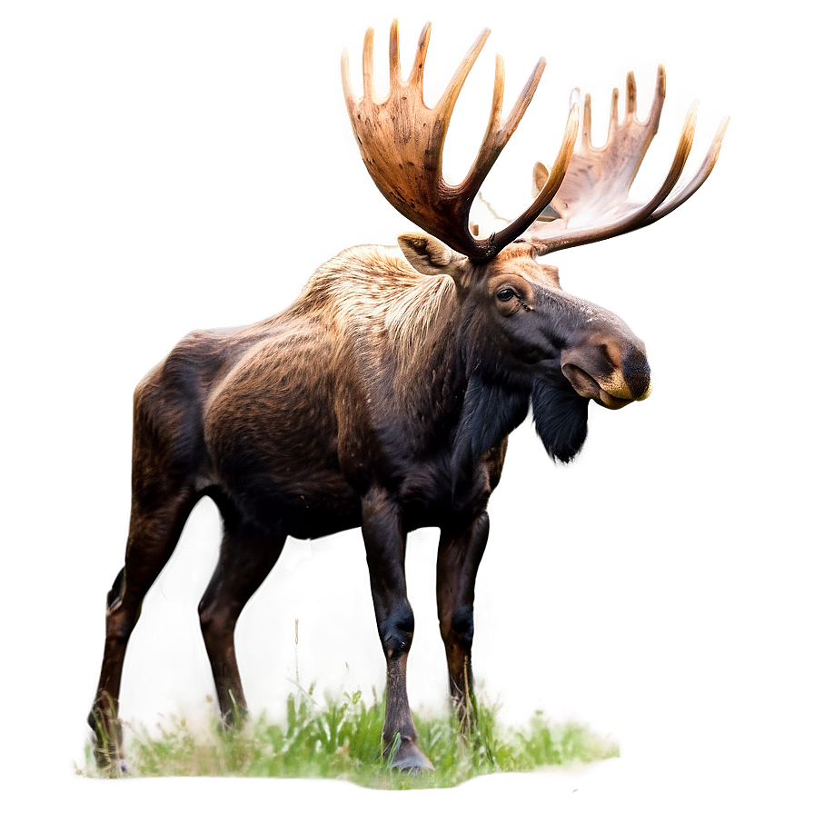 Majestic Bull Moose Png Syt PNG Image