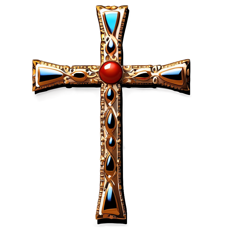 Majestic Catholic Cross Attribute Png 06122024 PNG Image