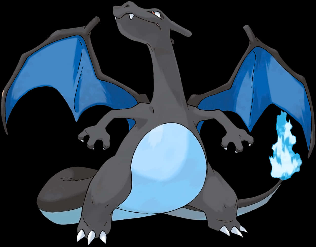 Majestic_ Charizard_ Flame_ Tail PNG Image