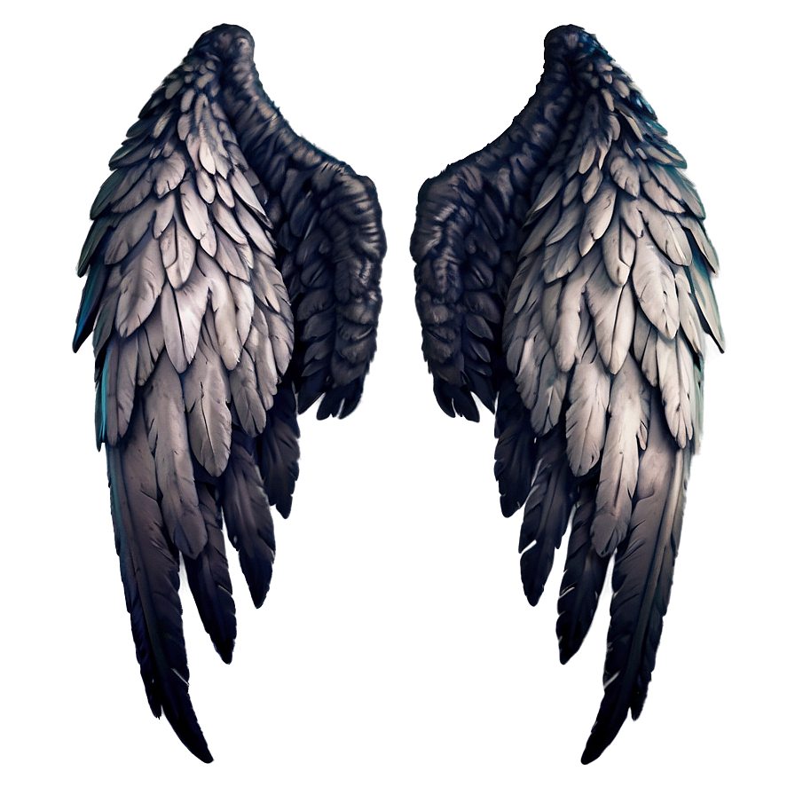 Majestic Dark Angel Wings Png Bdm PNG Image