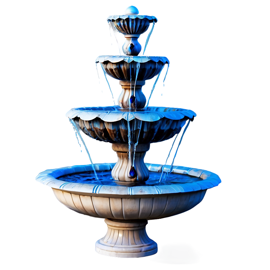 Majestic Fountain Png 06122024 PNG Image