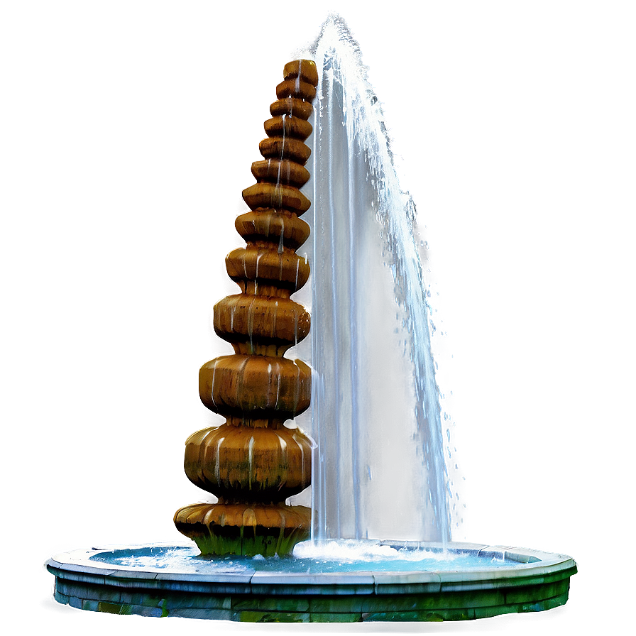 Majestic Fountain Png 06122024 PNG Image