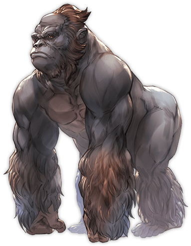 Majestic Gorilla Artwork PNG Image