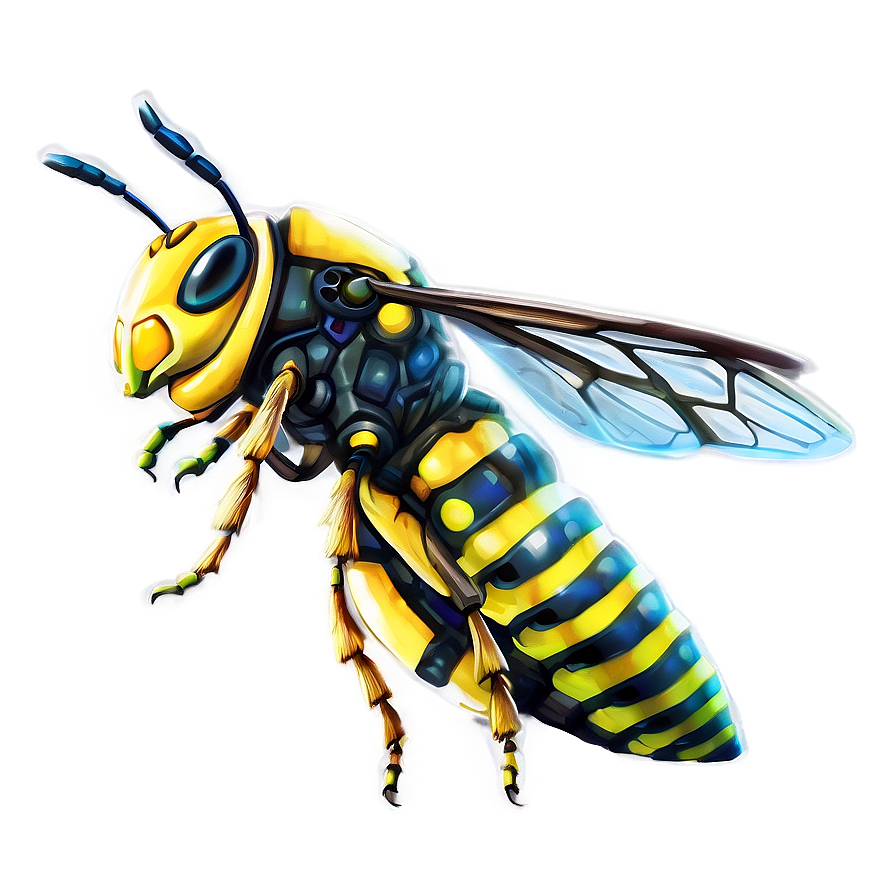 Majestic Hornet Art Png 20 PNG Image