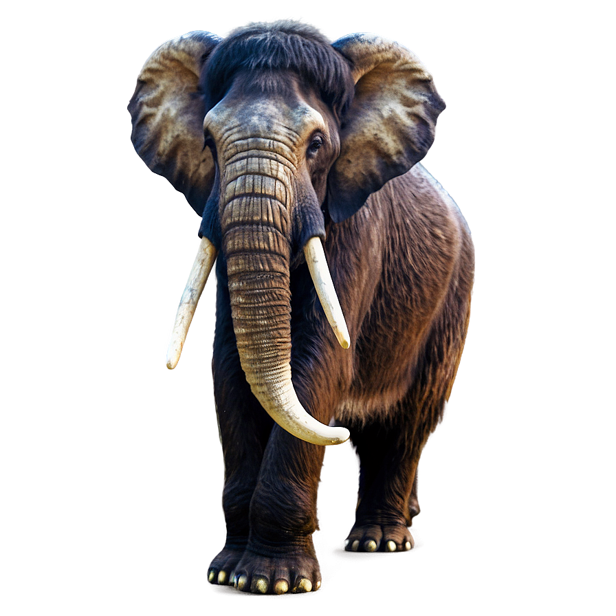 Majestic Mammoth Standing Png Gmw PNG Image