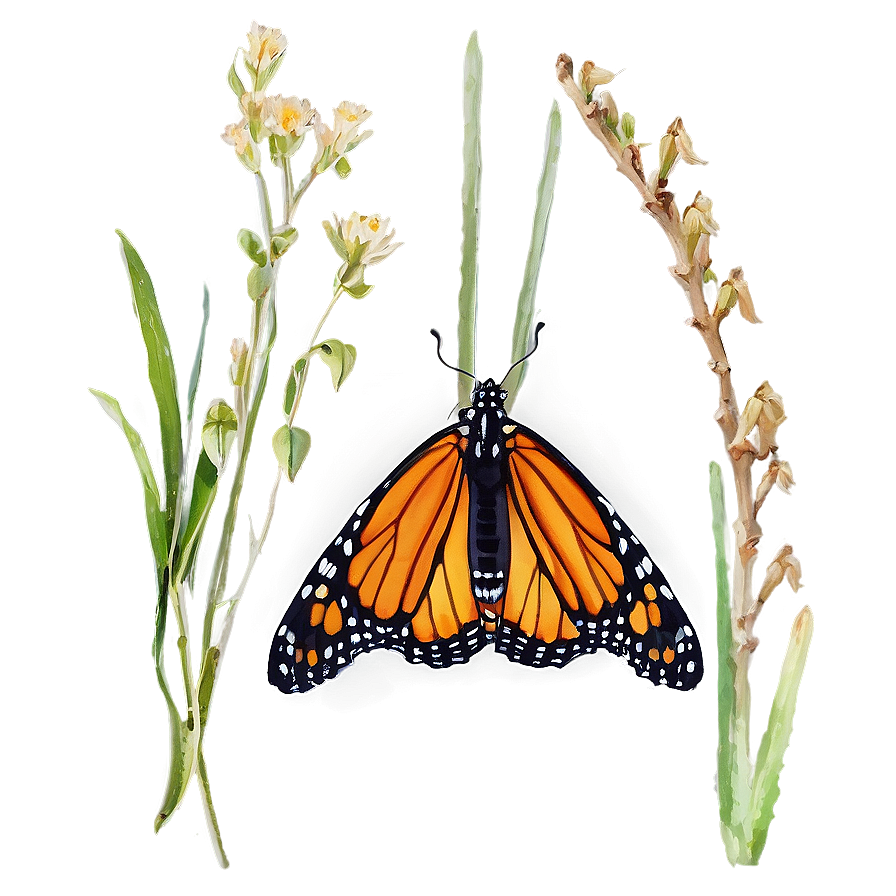 Majestic Monarch Butterfly Png 05252024 PNG Image