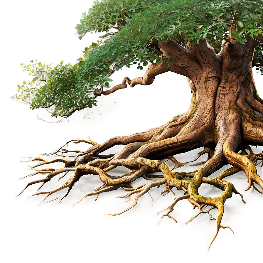 Majestic Oak Tree Roots Png Lsj PNG Image