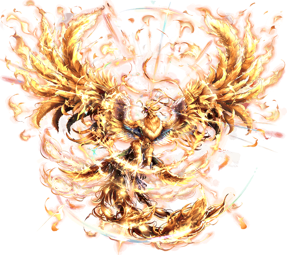 Majestic Phoenix Artwork PNG Image