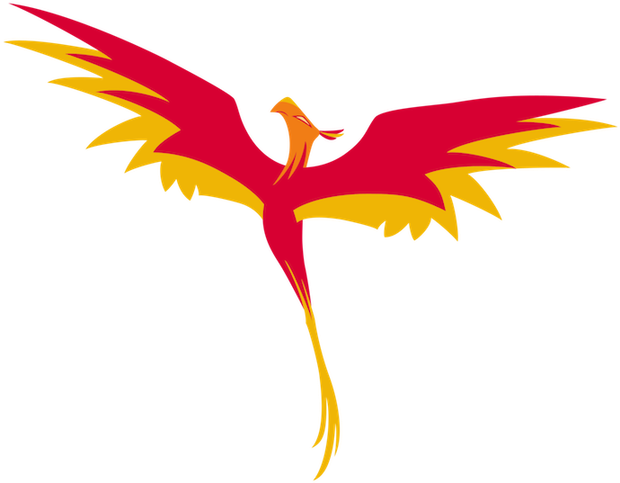 Majestic Phoenix Illustration PNG Image