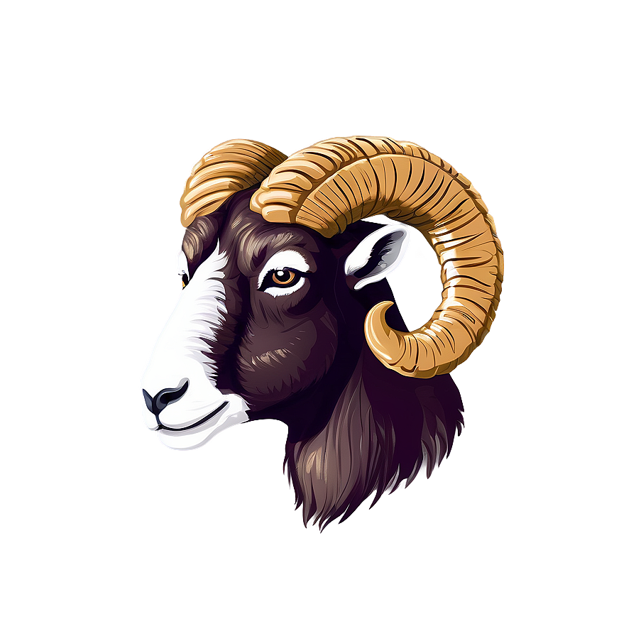 Majestic Ram Head Artwork Png 15 PNG Image