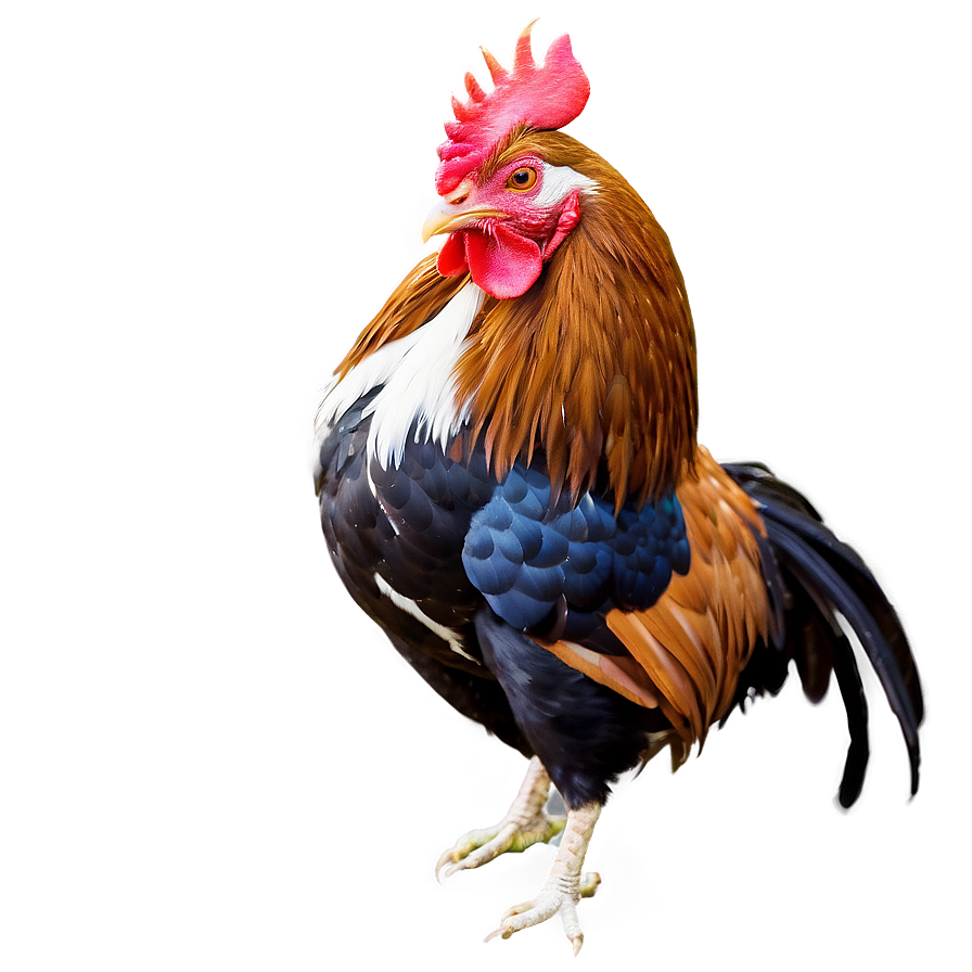 Majestic Rooster Pose Png Kpx PNG Image