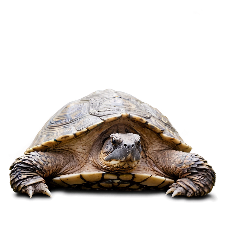 Majestic Snapping Turtle Pose Png Qxm PNG Image