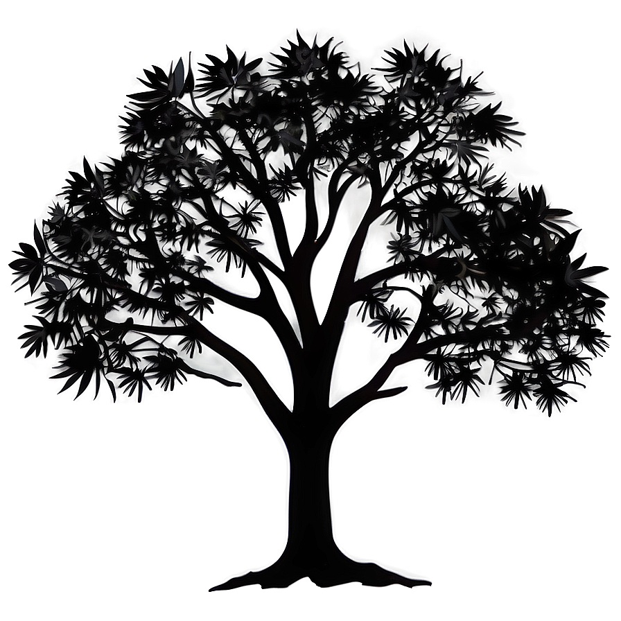 Majestic Tree Silhouette Png 05212024 PNG Image