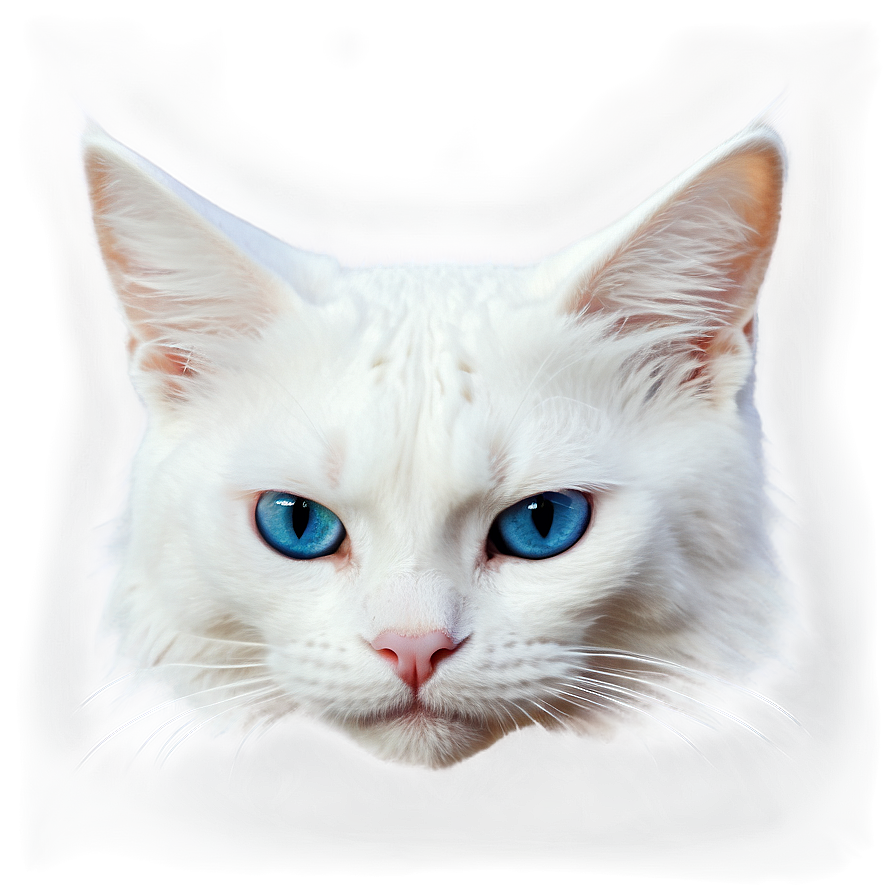 Majestic White Cat Png B PNG Image