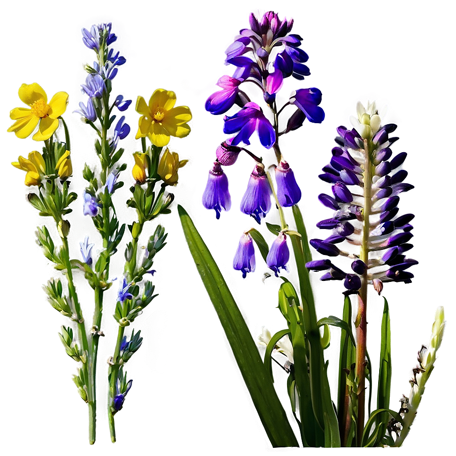 Majestic Wildflower Splendor Png Xvv PNG Image