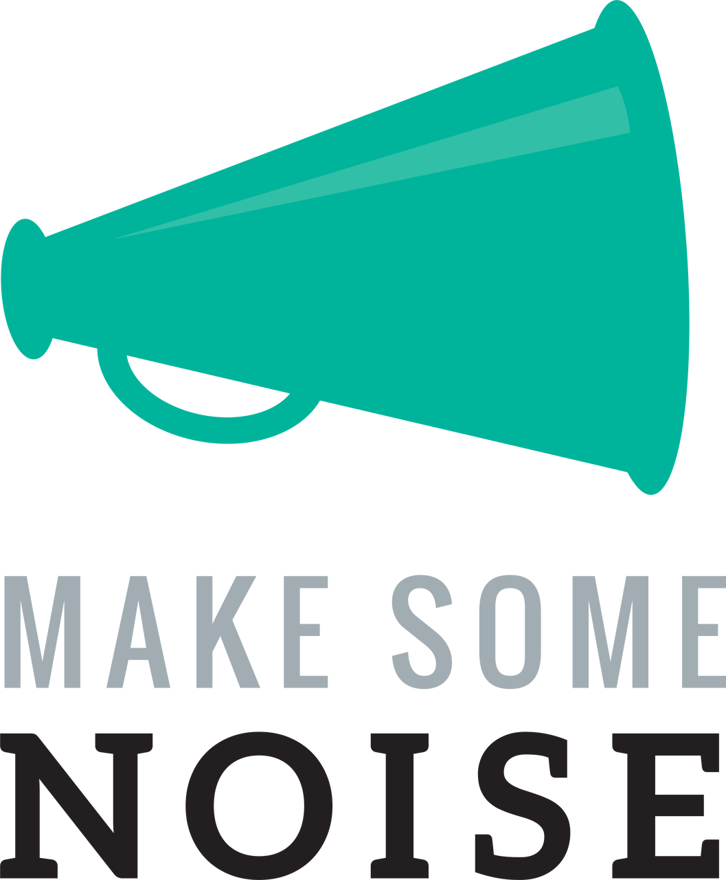 Make Some Noise Megaphone Graphic PNG Image