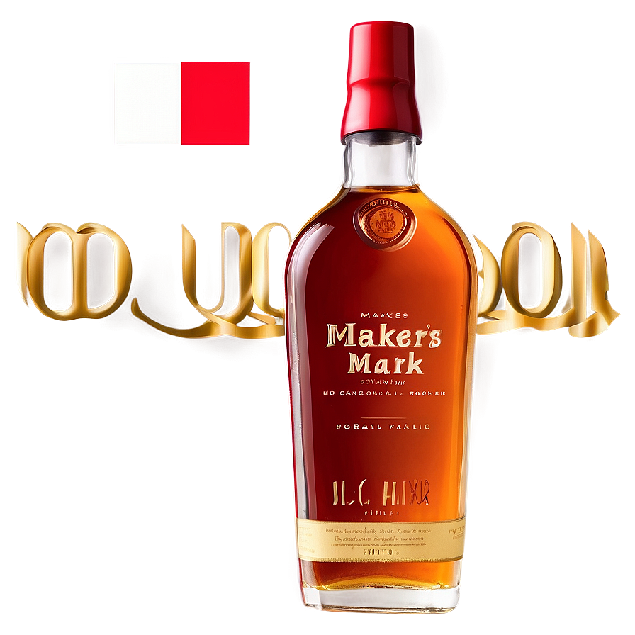 Makers Mark Heritage Bottle Png Ibr30 PNG Image